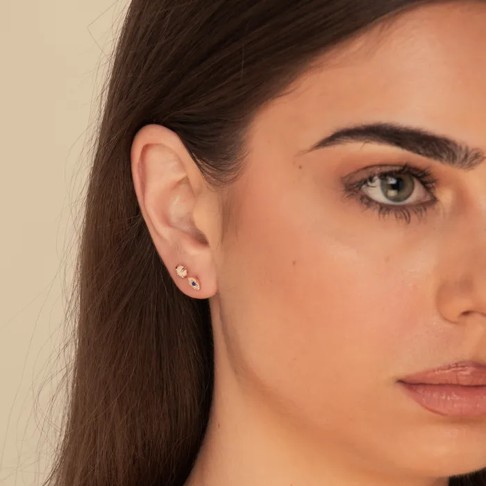 Earrings Camile Stone Evil Eye Pave Stud Earrings Earrings Camile Stone Evil Eye Pave Stud Earrings