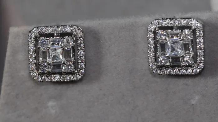 Earrings Lab Diamonds London Iced out ear studs diamond ear studs hip hop ear studs mens ear studs womens ear studs