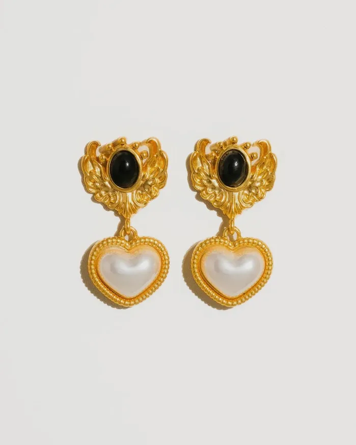 Earrings Sociedad 18K Gold Parisian Pearl Earrings