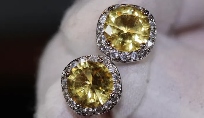 Earrings Yellow Diamond Earrings Womens Earrings Canary Yellow Earrings Yellow Diamond Ear Studs Stud Earrings Diamond Ear Studs Lab Diamonds London