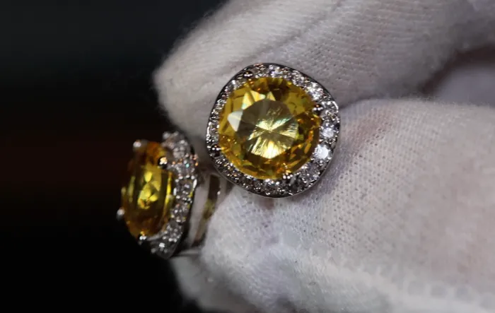 Earrings Yellow Diamond Earrings Womens Earrings Canary Yellow Earrings Yellow Diamond Ear Studs Stud Earrings Diamond Ear Studs Lab Diamonds London