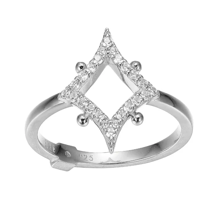 ELLE Sterling Silver CZ Ring SI3314 ELLE Rings