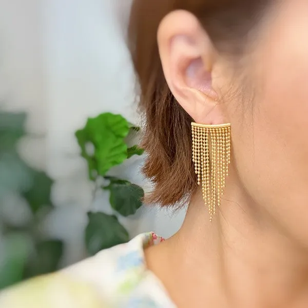 Ellison and Young Earrings Cascade Draping Earrings