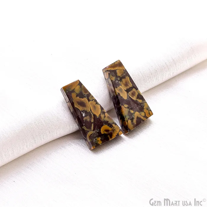 Fruit Jasper Free Form Shape 29x14mm Loose Gemstone For Earring Pair GemMartUSA Earrings Fruit Jasper Free Form Shape 29x14mm Loose Gemstone For Earring Pair GemMartUSA Earrings