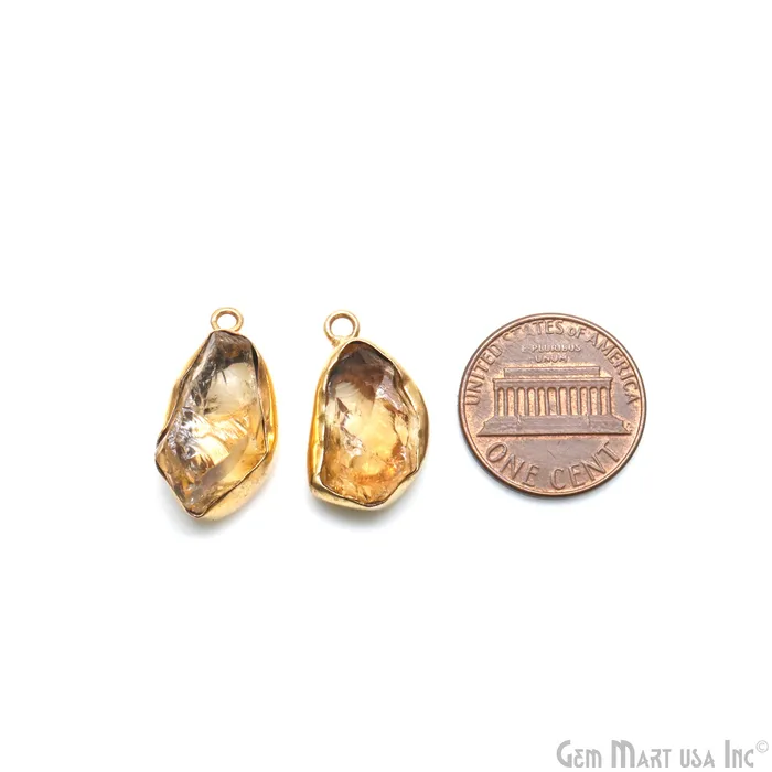 GemMartUSA PreStyled Sets DIY Hydro Citrine Organic 24x10mm Gold Electroplated Finding Earing Connector GemMartUSA PreStyled Sets DIY Hydro Citrine Organic 24x10mm Gold Electroplated Finding Earing Connector