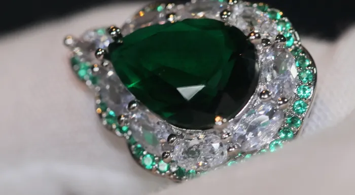 Green Diamond Ring Teardrop Engagement Ring Green Diamond Engagement Ring Lab Diamonds London Rings