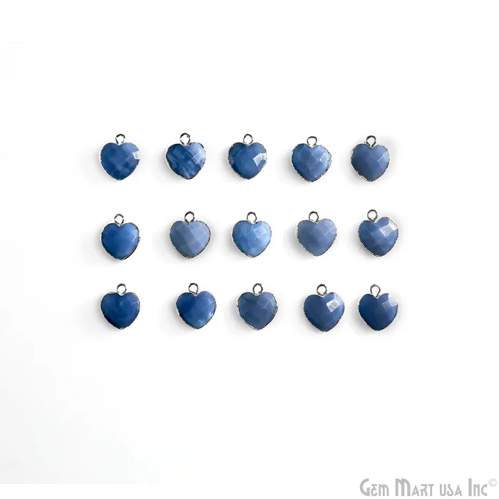 Heart Shape 13x12mm Silver Electroplated Single Bail Gemstone Connector Pendant GemmartUSA Necklaces Heart Shape 13x12mm Silver Electroplated Single Bail Gemstone Connector Pendant GemmartUSA Necklaces