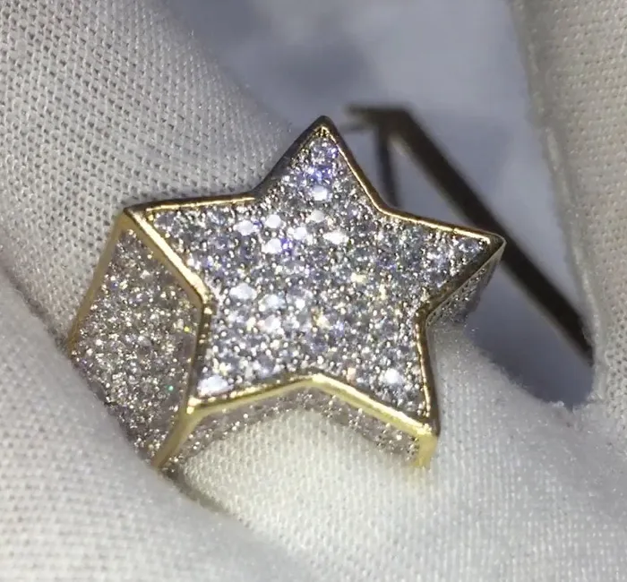 Iced out ring Star Ring Bling Ring ML Rings