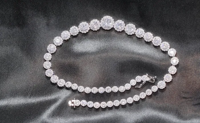 Lab Diamonds London Necklaces Womens Tennis Chain Pink Diamond Necklace Pink Diamond Tennis Chain Womens Diamond Necklace Women Tennis Necklace Wedding Necklace