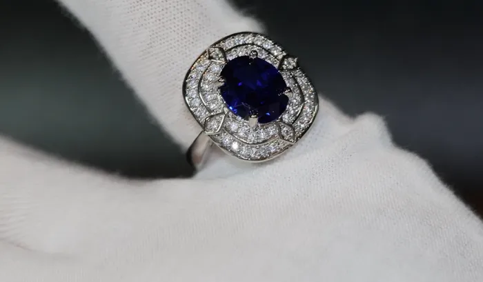 Lab Diamonds London Rings Blue Diamond Ring Blue Diamond Rings Womens Blue Diamond Ring