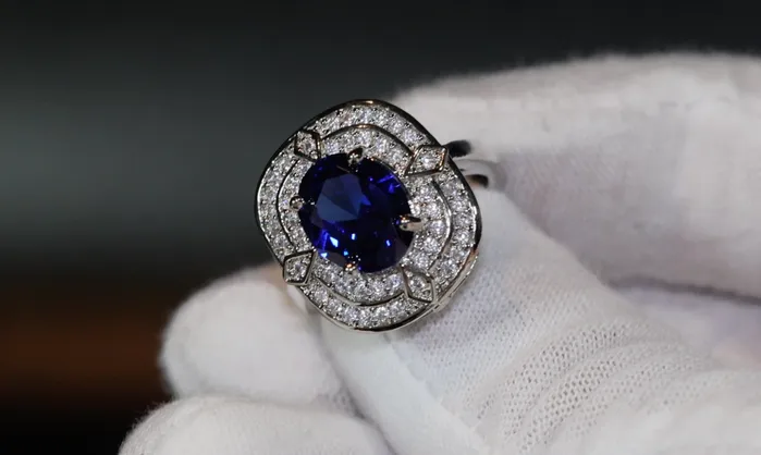 Lab Diamonds London Rings Blue Diamond Ring Blue Diamond Rings Womens Blue Diamond Ring