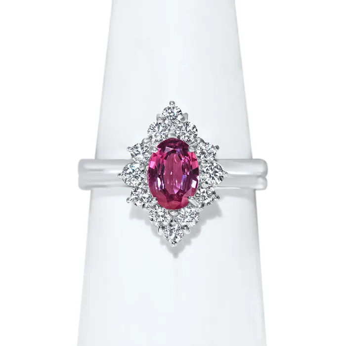 Lady Luck 14K White Gold Natural Alexandrite Ring Safiya Jewels Rings