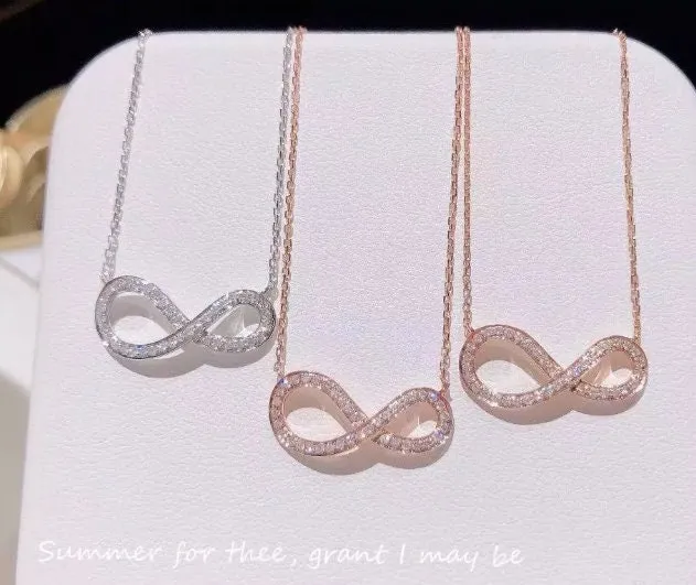 Minx London Necklaces Infinity Necklace Infinity Pendant Womens Infinity Necklace Infinity Necklace for Women Diamond Infinity Necklace Infinity Chain