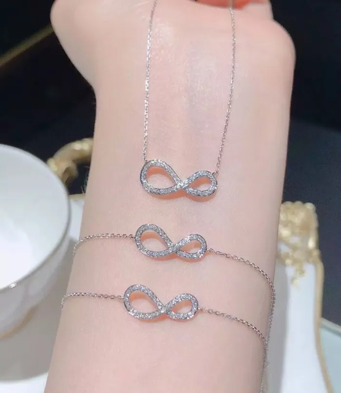 Minx London Necklaces Infinity Necklace Infinity Pendant Womens Infinity Necklace Infinity Necklace for Women Diamond Infinity Necklace Infinity Chain
