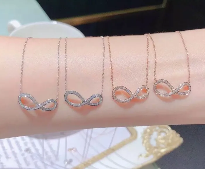 Minx London Necklaces Infinity Necklace Infinity Pendant Womens Infinity Necklace Infinity Necklace for Women Diamond Infinity Necklace Infinity Chain