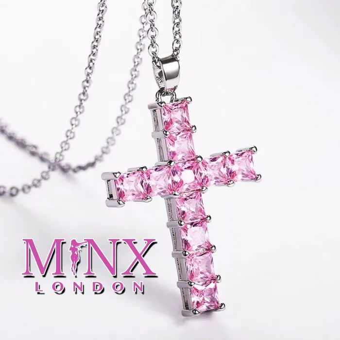 Minx London Necklaces Pink Diamond Cross Necklace Cross Necklace Women Cross Chain Cross Necklace Diamond Cross Pendant Diamond Cross Pendant Minx London Necklaces Pink Diamond Cross Necklace Cross Necklace Women Cross Chain Cross Necklace Diamond Cross Pendant Diamond Cross Pendant