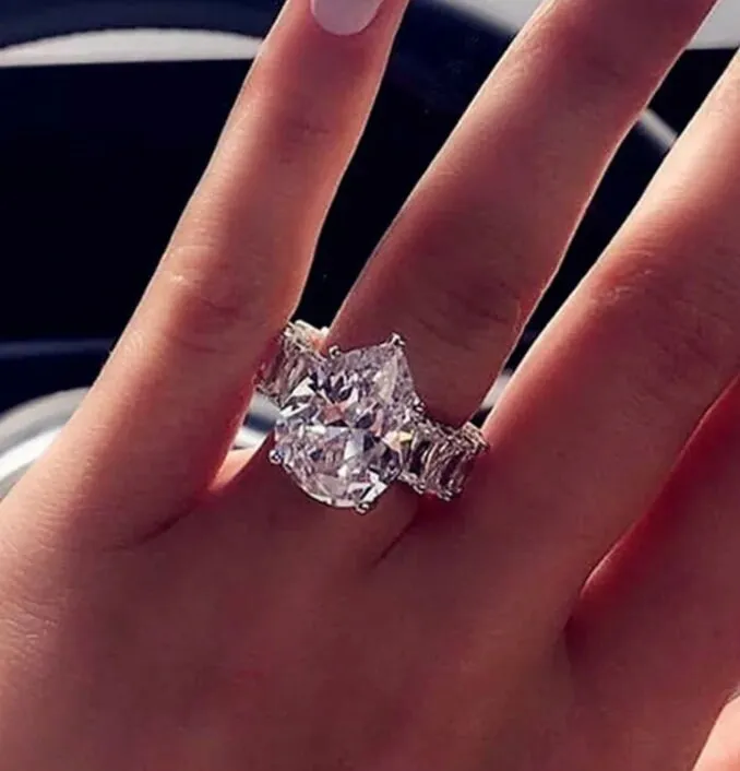 Minx London Rings Womens Eternity Ring Baguette Ring Engagement Ring Teardrop Ring Teardrop Engagement Rings Pear Shaped Engagement Ring Pear Ring