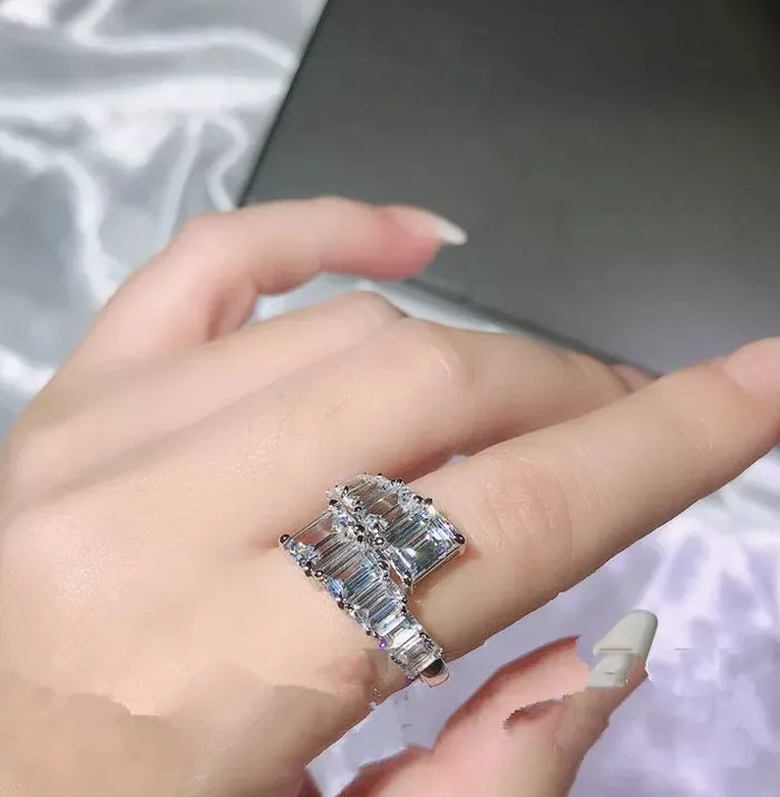 ML Baguette Ring Eternity Ring Fashion Ring Rings