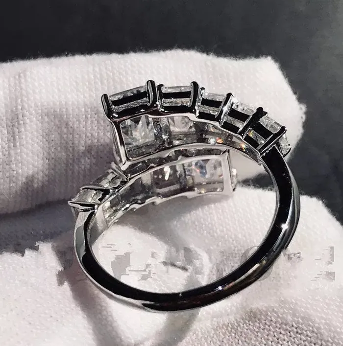 ML Baguette Ring Eternity Ring Fashion Ring Rings