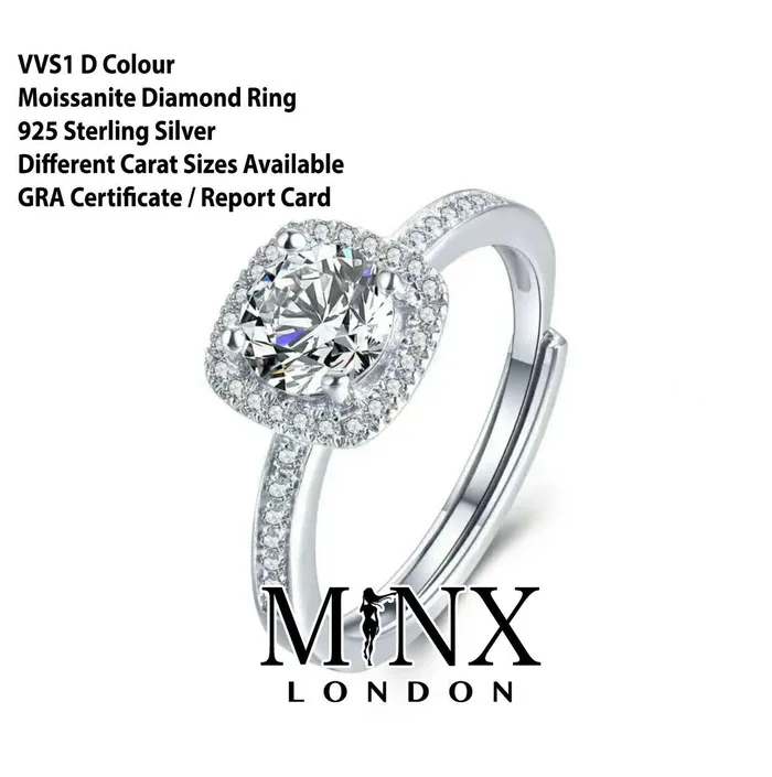 Moissanite Engagement Ring 1ct Womens Engagement Ring Halo Wedding Ring Moissanite Ring Moissanite Rings Womens Diamond Ring Minx London Rings Moissanite Engagement Ring 1ct Womens Engagement Ring Halo Wedding Ring Moissanite Ring Moissanite Rings Womens Diamond Ring Minx London Rings