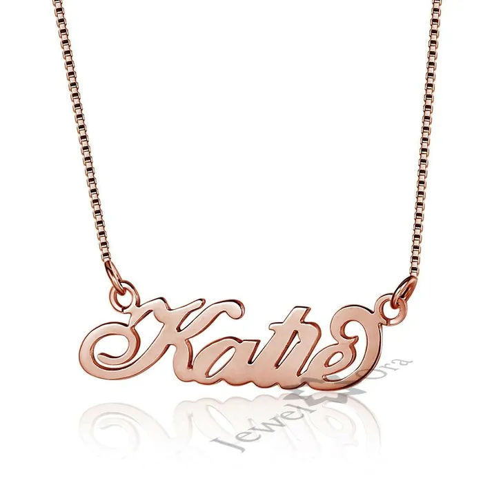 Necklaces Personalised 925 Sterling Silver Necklace for Women with Custom Nameplate Pendant Fine Jewelry Anniversary Gift customjewelryan