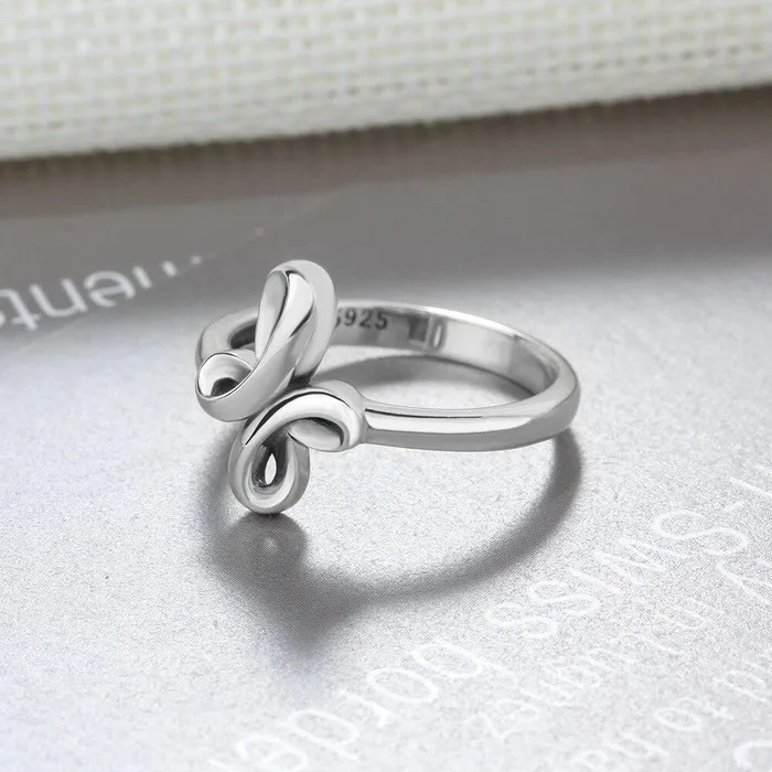 Personalized Jewel Sterling Silver Rings for Women Latin Cross Braided Design Vintage Style OL Jewelry Gift for Her Necklaces