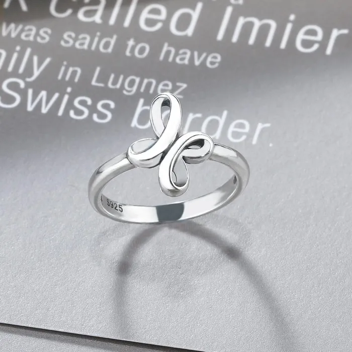 Personalized Jewel Sterling Silver Rings for Women Latin Cross Braided Design Vintage Style OL Jewelry Gift for Her Necklaces