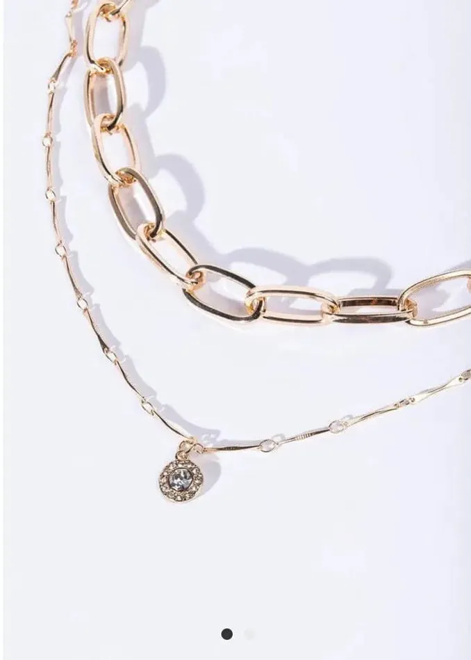 Poet Street Boutique Necklaces Callie Jewel Link Necklace