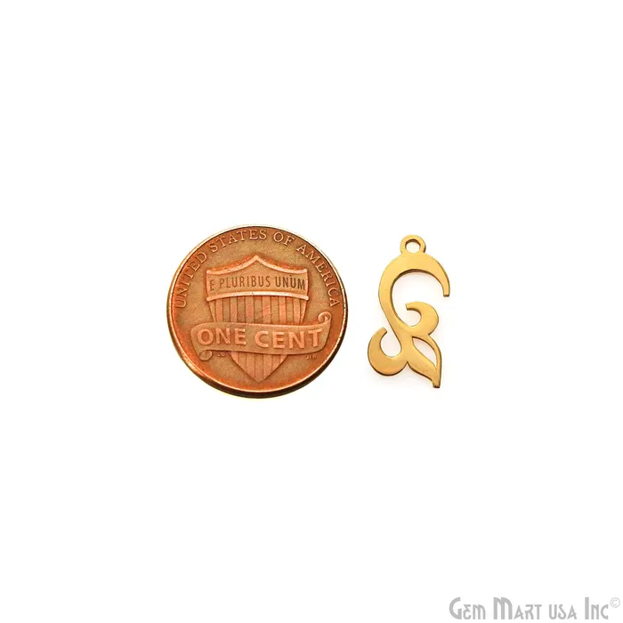 PreStyled Sets GemmartUSA Gold Laser Finding 175x9mm Gold Plated Charm For Bracelets Pendants PreStyled Sets GemmartUSA Gold Laser Finding 175x9mm Gold Plated Charm For Bracelets Pendants