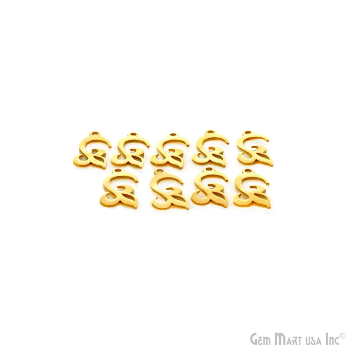 PreStyled Sets GemmartUSA Gold Laser Finding 175x9mm Gold Plated Charm For Bracelets Pendants PreStyled Sets GemmartUSA Gold Laser Finding 175x9mm Gold Plated Charm For Bracelets Pendants