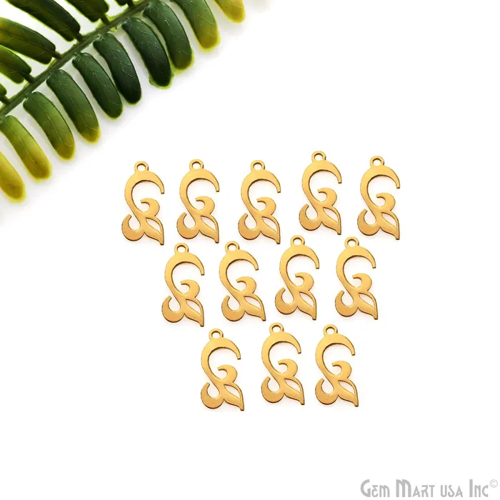 PreStyled Sets GemmartUSA Gold Laser Finding 175x9mm Gold Plated Charm For Bracelets Pendants PreStyled Sets GemmartUSA Gold Laser Finding 175x9mm Gold Plated Charm For Bracelets Pendants