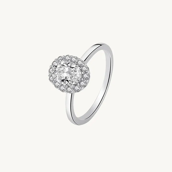 Rings Camile Stone 10 ct Oval Moissanite Diamond Ring