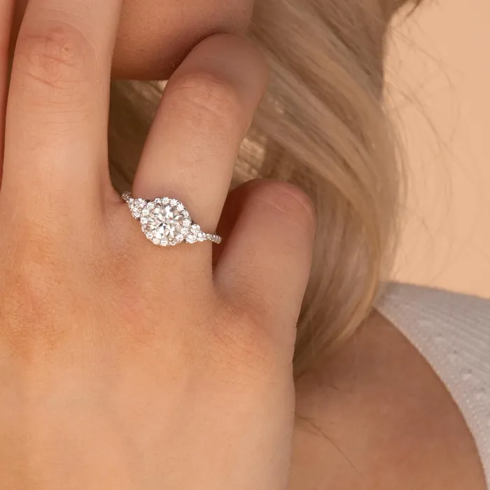 Rings Camile Stone 10 ct The Audrey Moissanite Diamond Ring