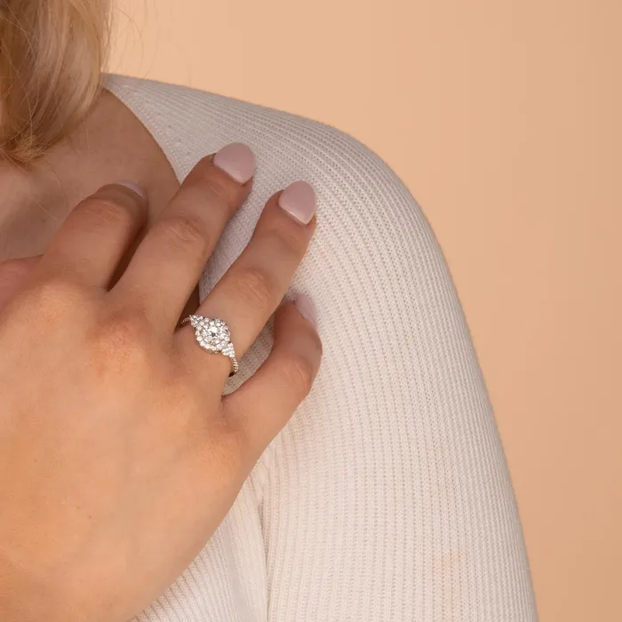 Rings Camile Stone 10 ct The Audrey Moissanite Diamond Ring