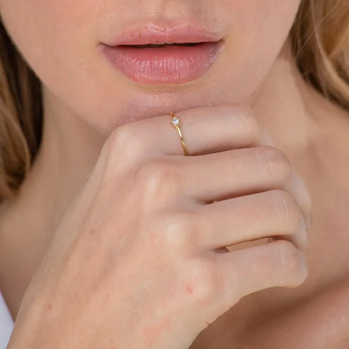 Rings Camile Stone Sapphire Stacker Band Ring