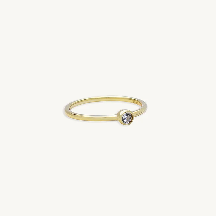 Rings Camile Stone Sapphire Stacker Band Ring