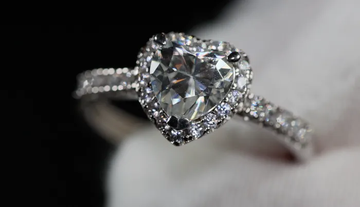 Rings Lab Diamonds London Moissanite Diamond Heart Ring Lab Diamond Heart Ring