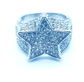 Rings Star Rings Star Ring Iced Out Rings Minx London