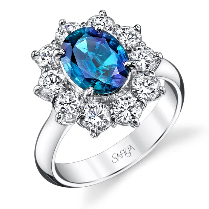 Stellar Illusion Platinum Natural Alexandrite Ring Safiya Jewels Rings Stellar Illusion Platinum Natural Alexandrite Ring Safiya Jewels Rings