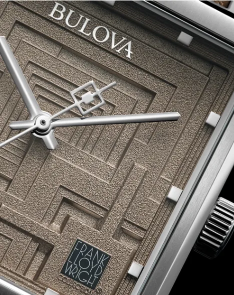 Watches Bulova Bulova Limited Edition Frank Lloyd Wright Ennis House Watch I8453 Watches Bulova Bulova Limited Edition Frank Lloyd Wright Ennis House Watch I8453