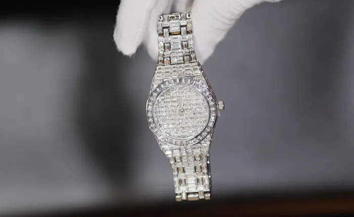 Watches Lab Diamonds London Iced Out Watch Iced Watch Mens Baguette Diamond Watch Hip Hop Diamond Watch