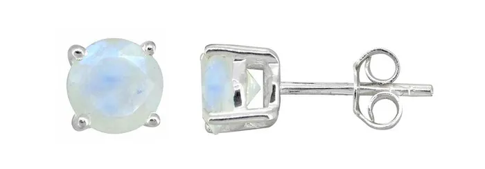 YoTreasure Moonstone Sterling Silver Gemstone Earrings Earrings