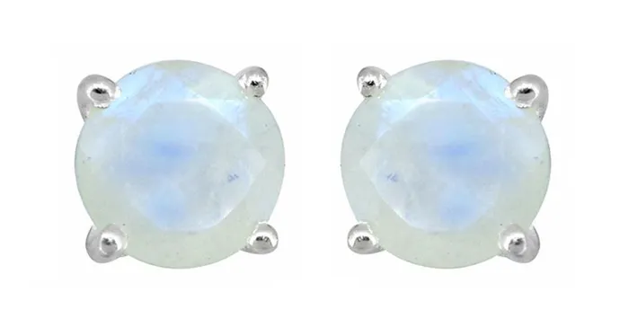 YoTreasure Moonstone Sterling Silver Gemstone Earrings Earrings