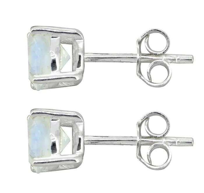 YoTreasure Moonstone Sterling Silver Gemstone Earrings Earrings