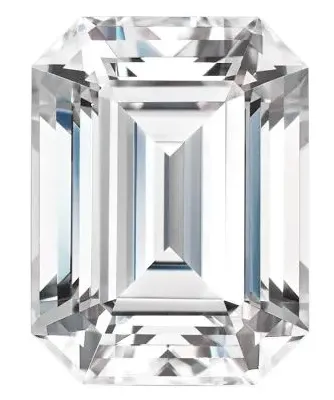 150ct VVS2 D Emerald Cut Lab Grown Diamond GREENROCKS Earrings