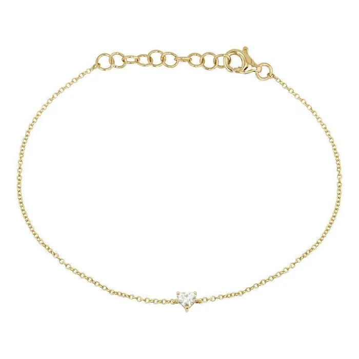 14K Gold Heart Shaped Diamond Bracelet Izakov Diamonds Fine Jewelry Bracelets 14K Gold Heart Shaped Diamond Bracelet Izakov Diamonds Fine Jewelry Bracelets