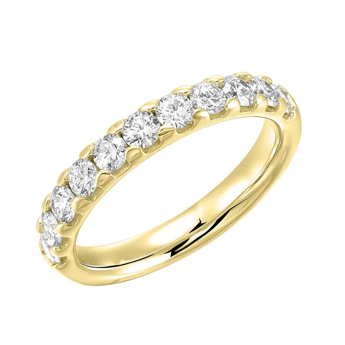 14K Yellow Gold 125ctw Lab Grown Clearly Flawless Diamond Band Alpha Labgrown Diamonds Rings 14K Yellow Gold 125ctw Lab Grown Clearly Flawless Diamond Band Alpha Labgrown Diamonds Rings