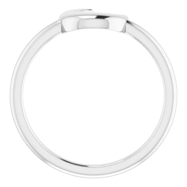 302 Fine Jewelry Rings Puffed Wear Everyday Crescent Moon Ring Solid 14K Yellow White Rose Gold or Sterling