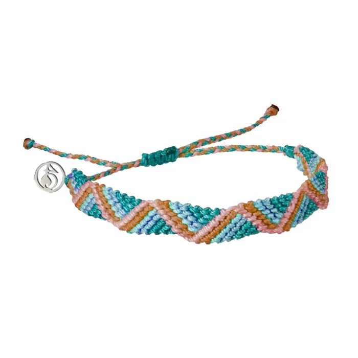 4Ocean Bracelets Bali Wave Bracelet Coral Turquoise