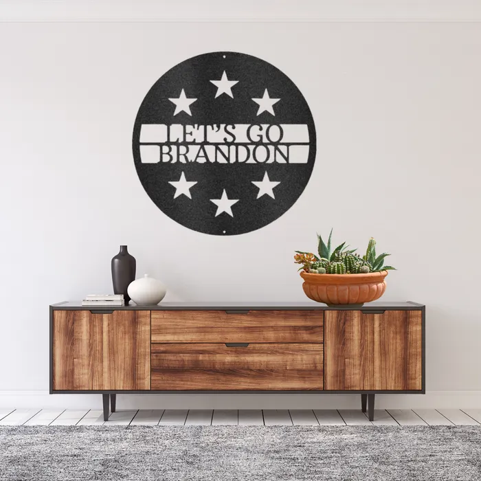 6 Star Monogram Custom Metal Sign USA Patriotic Sign 4th of July Wreath My Easy Monogram Necklaces